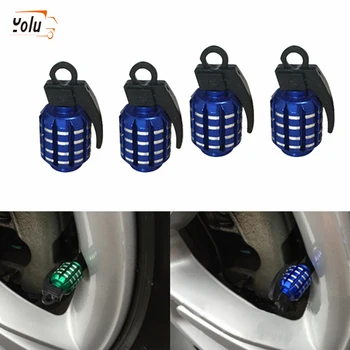 

YOLU Colorful Tire Wheel Air Valve Stem Caps Cover for Car Truck Bike MTB tire Valve Wheel Stem Cap tire valve caps Aluminum