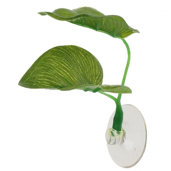 

1PCS Fish Tank Aquarium Artificial Leaf Fish Rest Spawning Ornamental Plant Fish Play Relax Hide Leaf Hammock