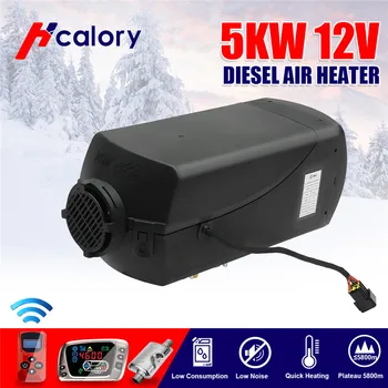 

5000W Air diesels Heater 5KW 12V Singal Hole Car Heater For Trucks Motor-Home Boats Bus +LCD key Switch +Silencer+Remote Control