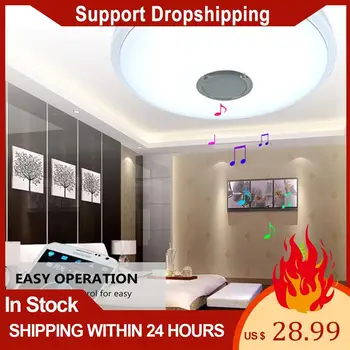 

Ceiling Lamp Remote Control Wireless Durable Creative Ceiling Light Music Ceiling Lamp RGB Ceiling Light for Bedroom Home