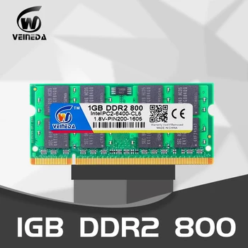 

VEINEDA Laptop notebook 1GB 2GB 4GB 1G 2G 4G PC2 DDR2 533 667 800MHz PC2-6400 200Pin non-ECC for Laptop Memory