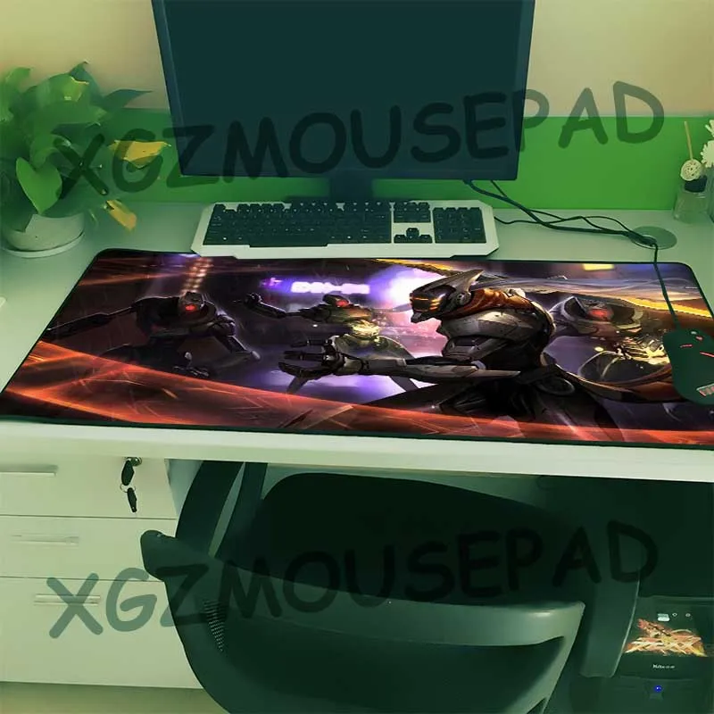 XGZ очень большой игровой коврик для мыши многоцветный замок Egde проект мастер Yi компьютерный стол коврик Future technology ткань нескользящая Резина