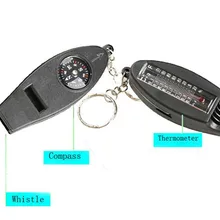 Универсальный 4 в 1 компас свисток термометра Лупа с брелоком для путешествий кемпинга пешего туризма альпинизма спорта на открытом воздухе