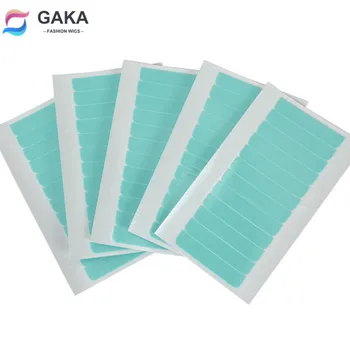 

GAKA PU Double-sided Adhesive Wig Glue Substitute Transparent 12PCS Women Hair Extension Strong Stickness Tape for Lace Wigs