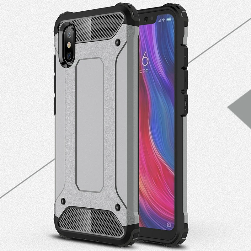 100 штук броня чехол s для Xiaomi Mi 9 SE 9T 9 Lite 9 Pro CC9 CC9E 8 6 6X5 5X 5S ударопрочный чехол-гибрид для телефона Dual Слои крышка