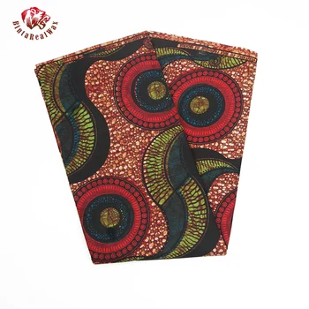 

Guaranteed Quality Veritable Cotton African Fabrics Real new Wax BintarealwaxReal Wax African Clothes 100% Cotton 6 Yards PL088