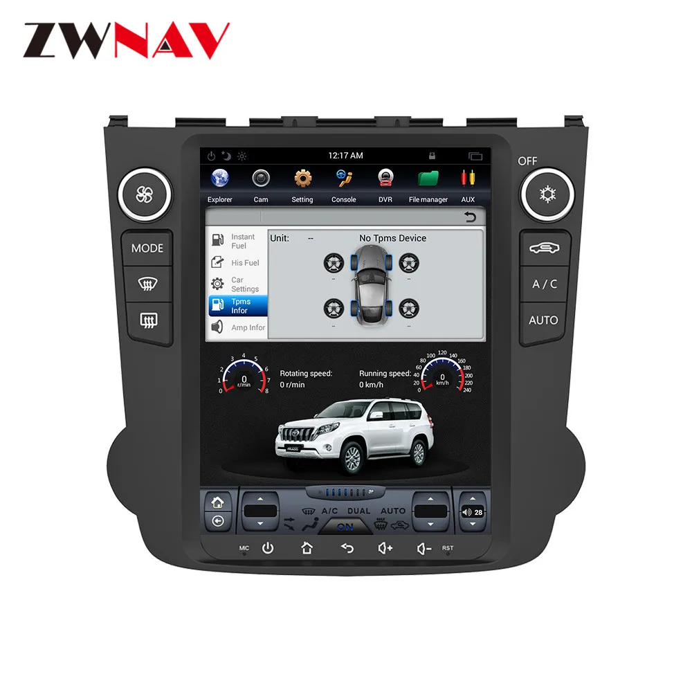 Tesla стиль Android 7,1 64 ГБ Автомобильный DVD плеер gps навигация для Honda CRV 2006-2011 мультимедийный рекордер головное устройство авто стерео radi