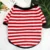 Dog Clothes Soft T-shirt Thin Vest Striped Round Neck T-shirt For Small And Medium Dogs Pet Puppy Vest T-shirt Dog Cloth 11