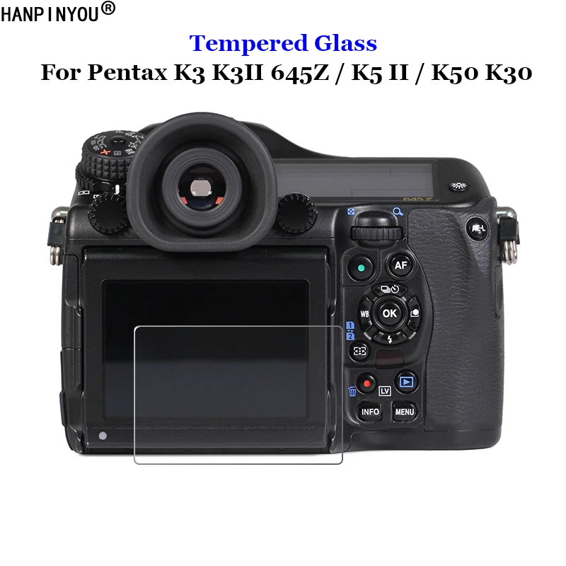 Для Pentax K3 K3II 645Z / K5II K5 II K50 K30 закаленное стекло 9H 2.5D защита для ЖК-экрана камеры