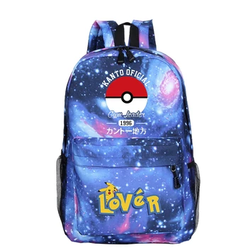 

Mochila Feminina Backpack Women Mochila Escolar Pokemon MASTER School Bags for Girls Homme Galaxy Laptop Backpack Kids
