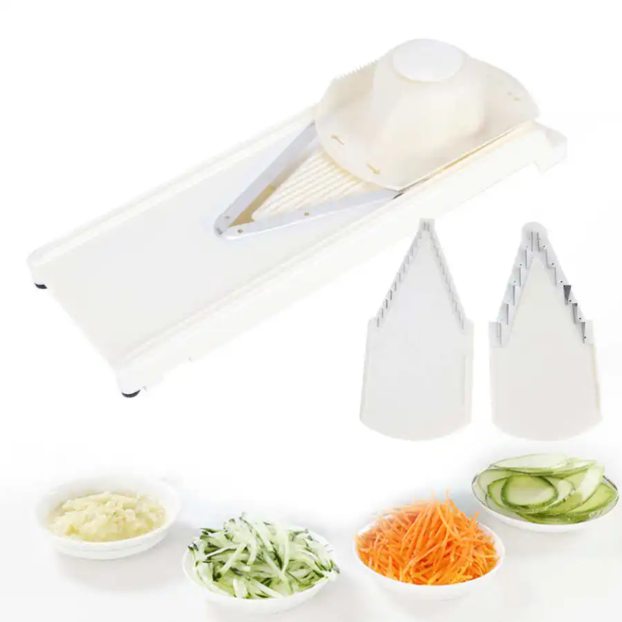Cooking Tool Utensils Kitchen Accessories Multifunctional Household V-Shaped Grater Slicing Cutter with Hand Protector vegetable cutter