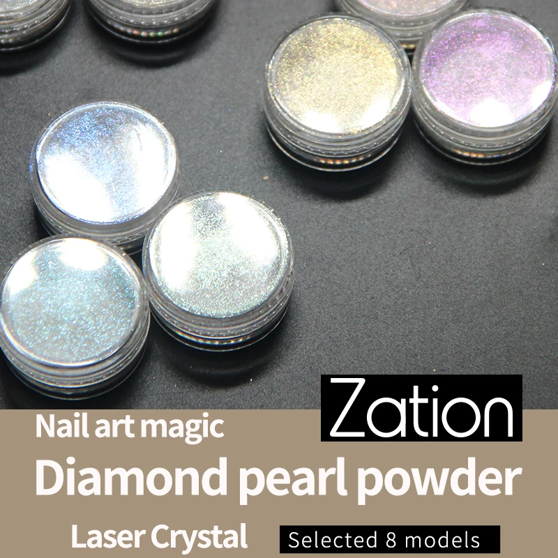 Zation 2019 Discount New Rainbow Mirror powder Nail Art Glitter Powder Delicate Manicure Decoration | Красота и здоровье