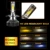 YHKOMS Mini Size Car Far H4 H7 LED 3000K 4300K 5000K 6500K 8000K 25000K H1 H8 H9 H11 9005 9006 LED Лампа Авто Противотуманные Фары 12v