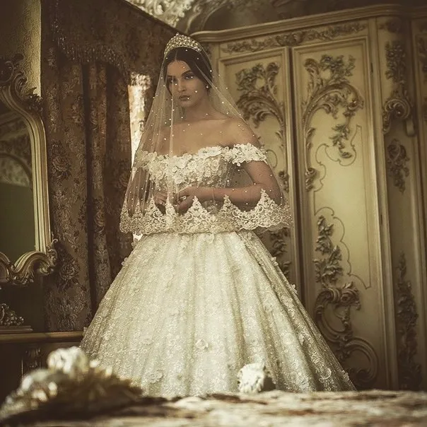 Vestido De Noiva Longo, сексуальное свадебное платье с открытыми плечами, роскошное платье для матери невесты с аппликацией из бисера