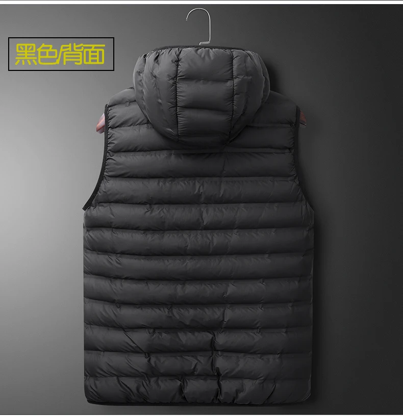 Большие размеры, L-7XL, мужские модные куртки без рукавов, мужская пуховая жилетка с хлопковой подкладкой, повседневный жилет, мужской халекос, подарок для отца, VT-257