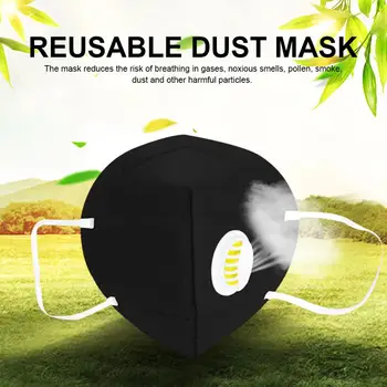

2/5PCS Reusable Anti-Dust Dustproof Mask Anti Pollution 6 Layers Face Masks Respirator For Anti-fog PM2.5 Filters Random Color