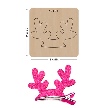

Hairpin scrapbook wooden cutting dies making decor supplies dies template Suitable for common die-cutting machines in the market