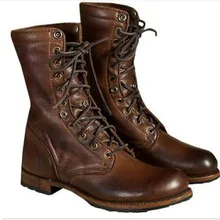 Модные мужские мотоциклетные ботинки классные армейские мужские ботинки с заклепками мужские туфли ПУ размера плюс 48 SA-8