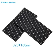 Panneau d'affichage Led P10 RGB HD 32x16, matrice de points 320x160mm, P4 P5 P6 P8 P10, panneau mural vidéo