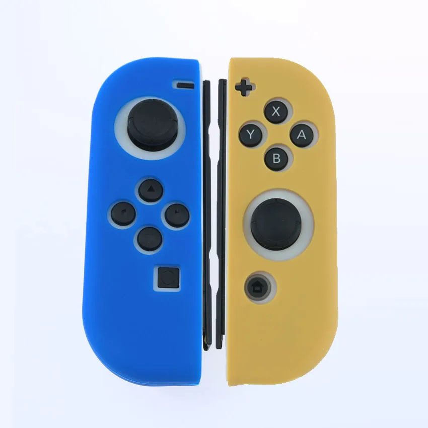 B-N YuXi 1 комплект красочный мягкий чехол для Joy-Con Силиконовый чехол защитный чехол для nyd Switch Joycon контроллер - Цвет: B-N