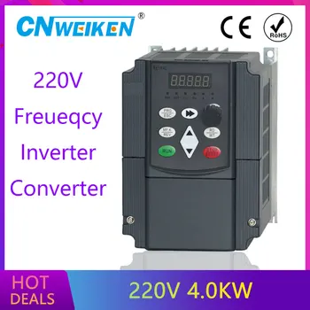 

220v 4.0kw VFD Variable Frequency Drive VFD /Inverter 1HP or 3HP Input 3HP Output frequency inverter