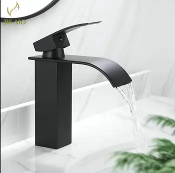 

Black basin Faucets Brass Taps Contemporary Single Handle Mixer Tap Bathroom Faucets Hot And Cold Cock Wash Basin Water Crane
