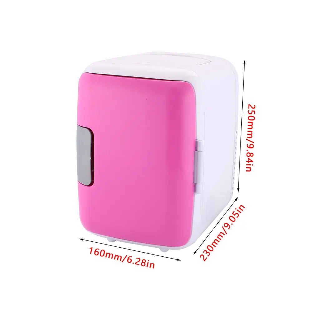 Компактный размер 4L автомобильные холодильники Ультра тихий низкий уровень шума Мини-Холодильники Морозильник охлаждение, отопление коробка холодильник