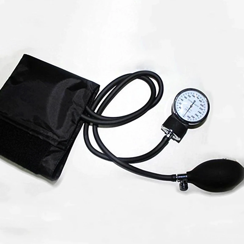 Billige Arzt Medizinische Ausrüstung kardiologie Blutdruck Monitor Meter Tonometer Manschette Stethoskop Kit Reise Blutdruckmessgerät