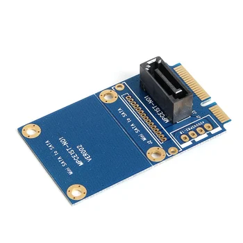

10pcs/lot mSATA Mini SATA to 7pin SATA Port Adapter Converter Motherboard Card Port