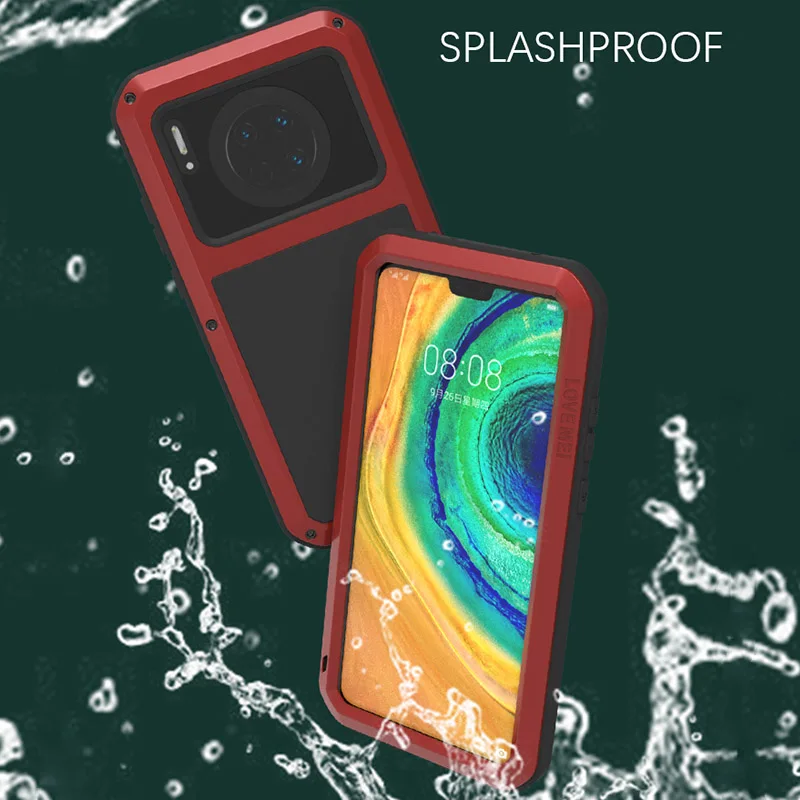 LOVEMEI мощный металлический водонепроницаемый чехол для huawei mate 30 Чехол полная защита тела Броня противоударный защитный чехол для телефона