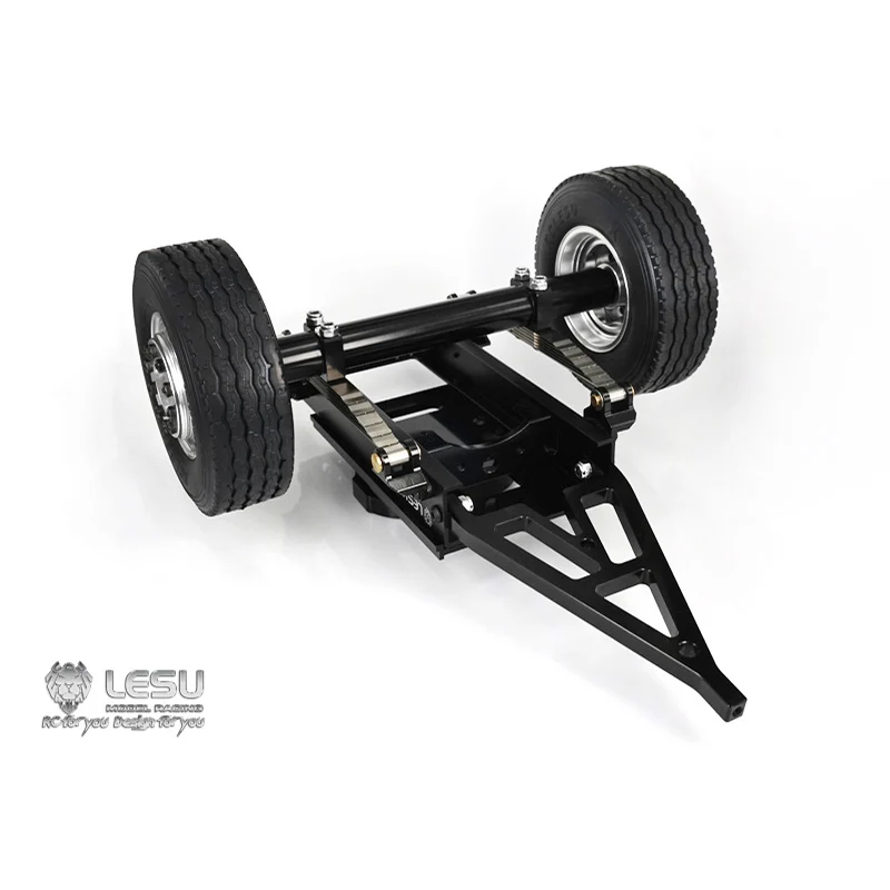 1/14 RC LESU металлический прицеп B для TAMIYA тягач полуприцеп