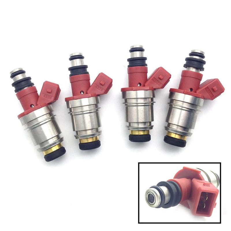 4 шт. Топливные форсунки комплект 16600-86G00 для Nissan пикап 2.4L 1995 D21 2.4L 1990-1994 JS2-1 16600-86G10