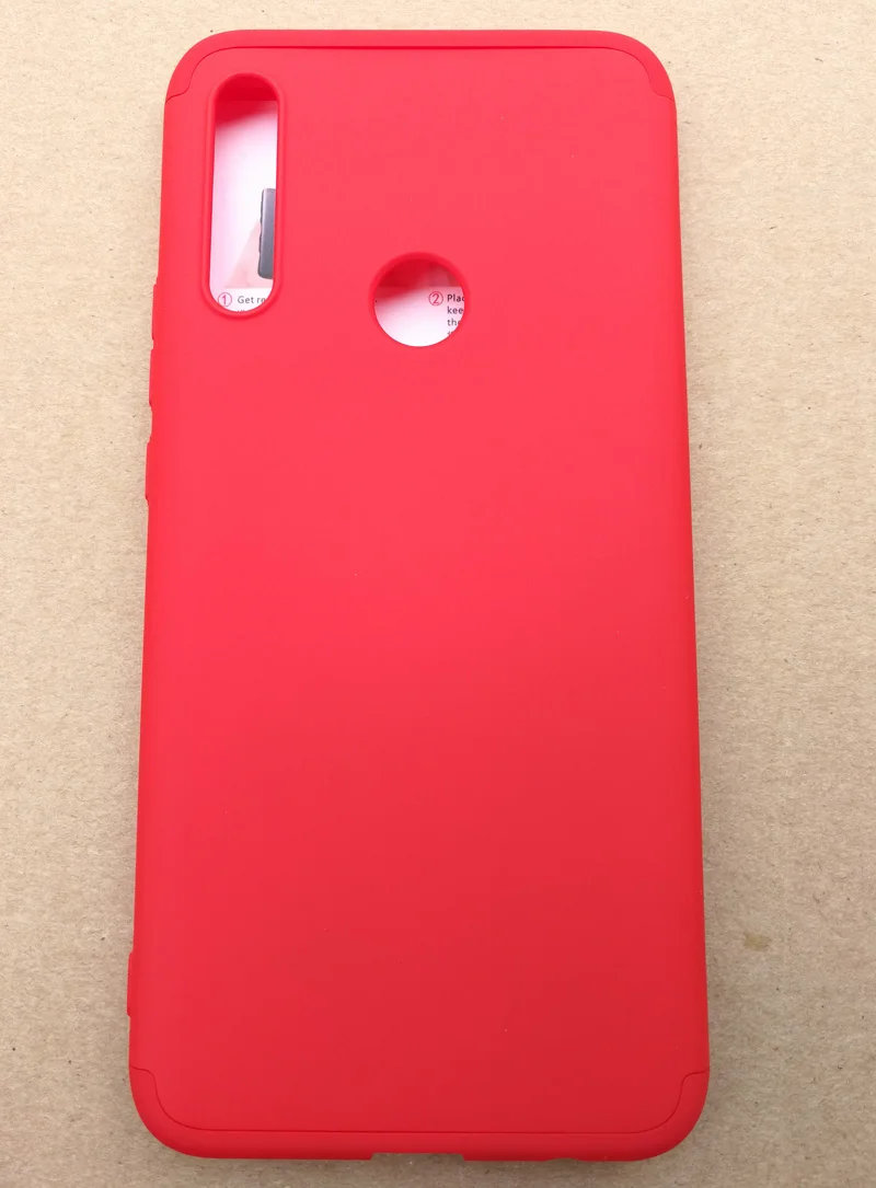 Чехол gkk для huawei P Smart Z с полной защитой - Цвет: Red