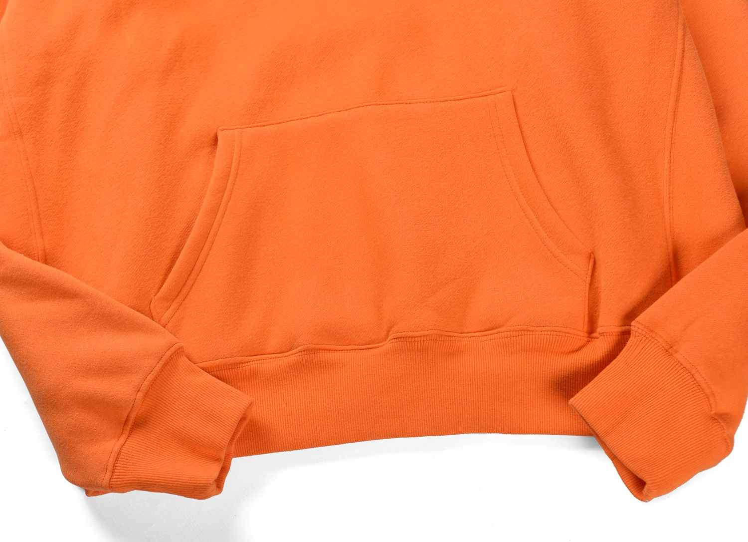 Зимняя Толстовка в стиле хип-хоп с карманами спереди, неоновая, оранжевая, однотонная, уличная толстовка, топ для мужчин и женщин, унисекс, пуловеры