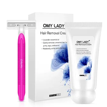 

Lavender Depilatory Cream Painless Hair Removal Cream for Leg Armpit Body LDO99