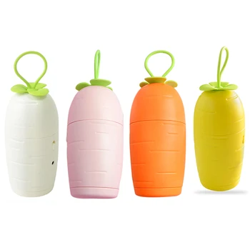 

Mini Cute Radish-Shaped Fan Rechargeable Small Fan Handheld Portable Fan Outdoor Travel Fan