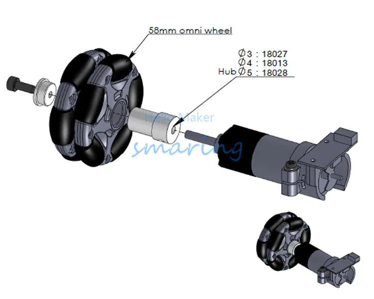 1pcs-58mm-Omni-universal-Wheel-for-Arduino-Robot-Car-Chassis-Kit-for-DIY-Robotic-Motor-platform (3)
