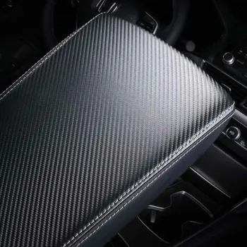 

Leather Center Console Armrest Box Panel Cover Black For Honda Accord 2018-20 Adhesive Mounting, Wear-resistant And Corrosion