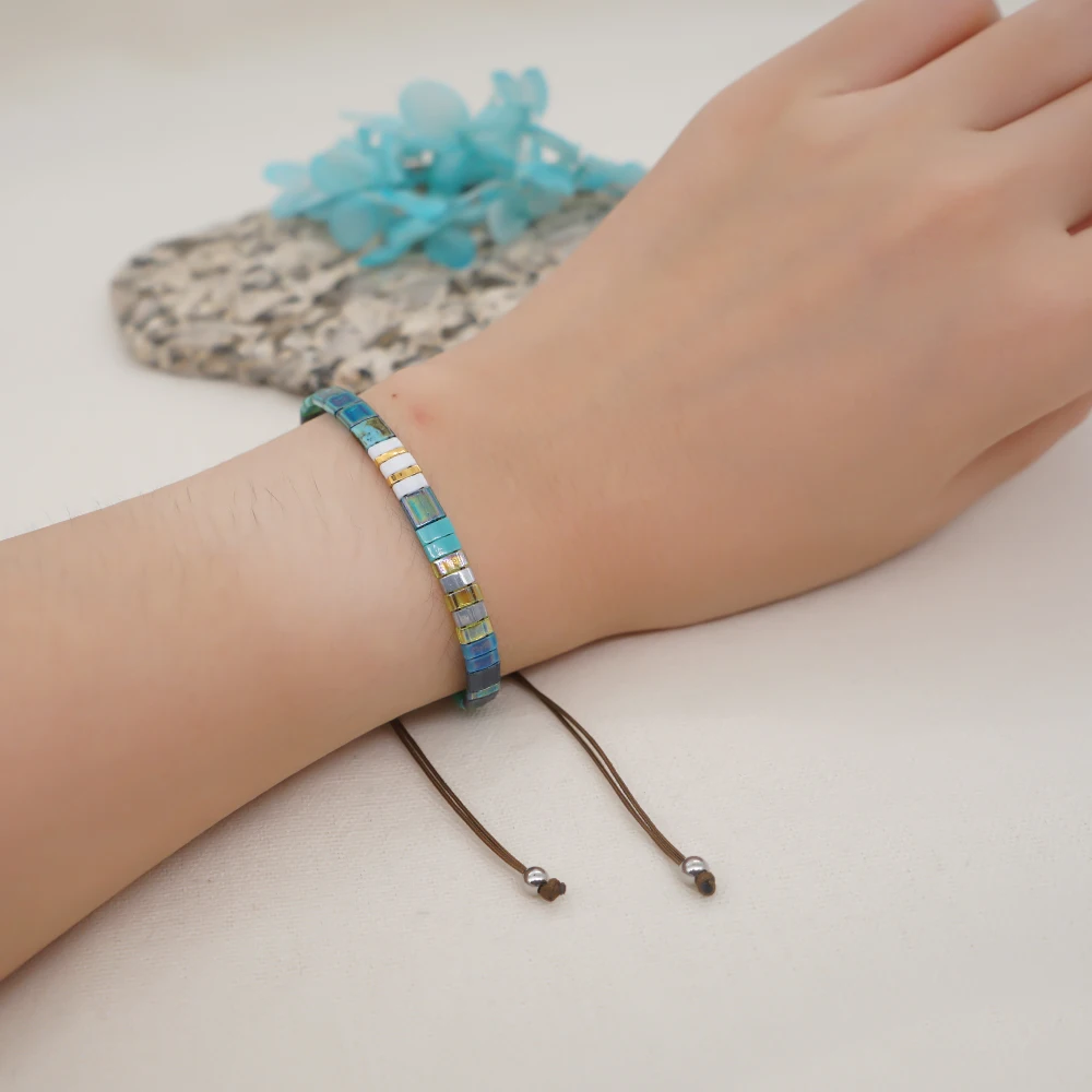 Bracelet Jewelry Boho Miyuki Bracelet Jewelry Vintage Tila Beads Bracelets For Women Fall Winter Gift Adjustable Pulsera Accessories