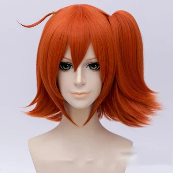 

Gudako Fujimaru Ritsuka Cosplay Wig Fgo Fate Grand Order Servant Orange Pigtails Synthetic Hair Anime Costume Wigs for Adult