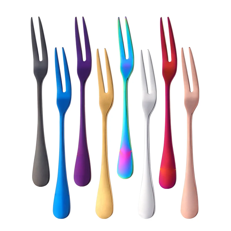 Appetizer Forks 2pcs/Set fruit fork food picks