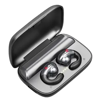 

S19 TWS Bluetooth Wireless Earphones Bone Conduction TWS Earbuds w/Charging Box Handsfree Ear Hook Sport Headset for Smartphones