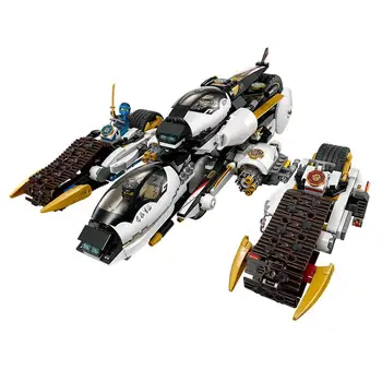 

Ninjagoe Movie 1167pcs Building Blocks toys for Childrens Bricks Ultra Stealth Raider gift Ninjagoe 70595