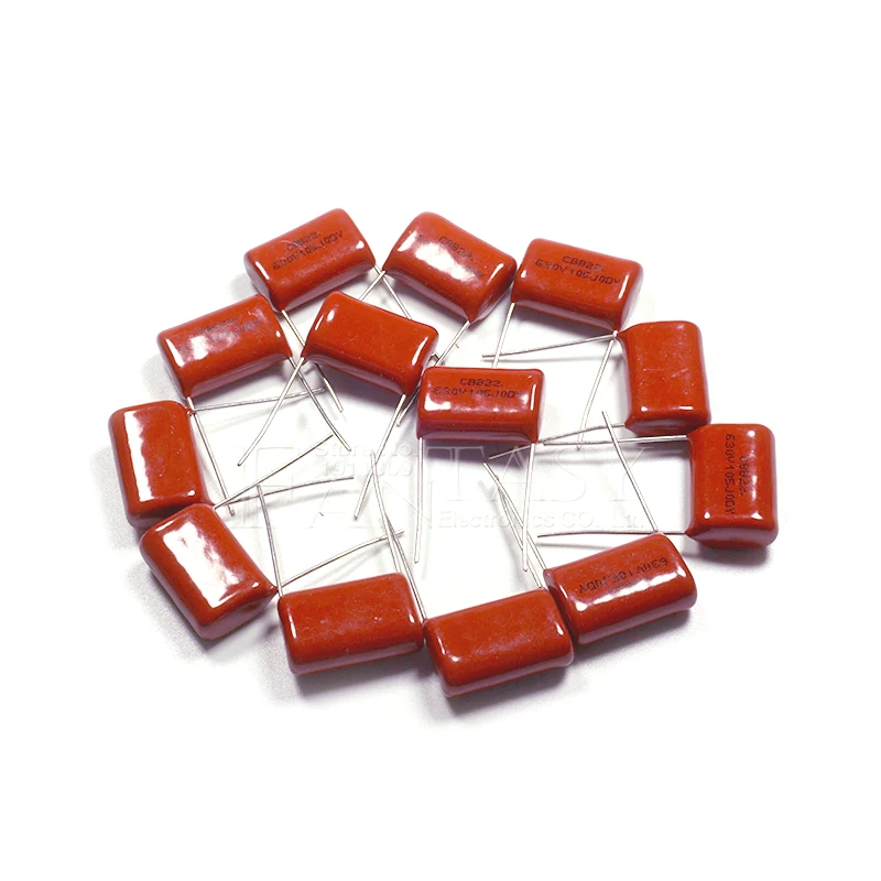 10PCS 630V105J 630V 1UF Pitch 20mm 105 1000NF CBB Polypropylene film capacitor polypropylene film capacitor,cbb capacitor