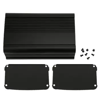 

Aluminum Project Box Matte Black Enclosure Case DIY Circuit Board Controller Casing 55x95x150mm wire Box