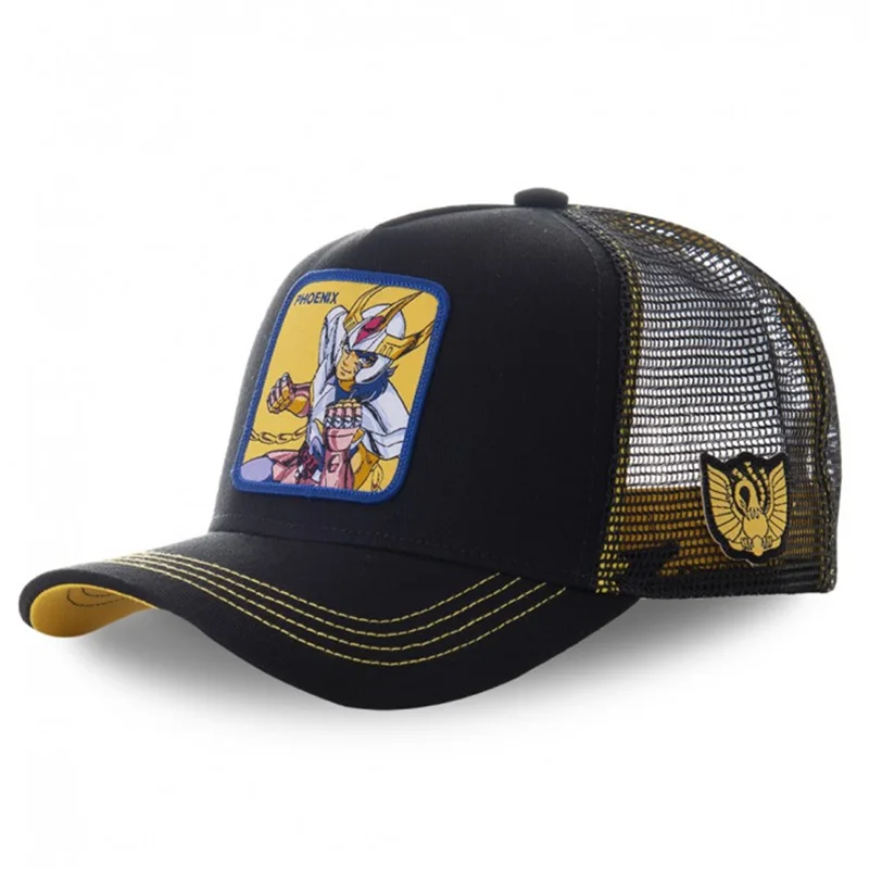 capslab-saint-seiya-phoenix-black-and-yellow-cap