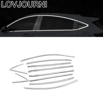 

Window Body Exterior Automobile Decorative Auto Bright Sequins Accessory Sticker Strip Mouldings Decoration 18 19 FOR Honda HR-V