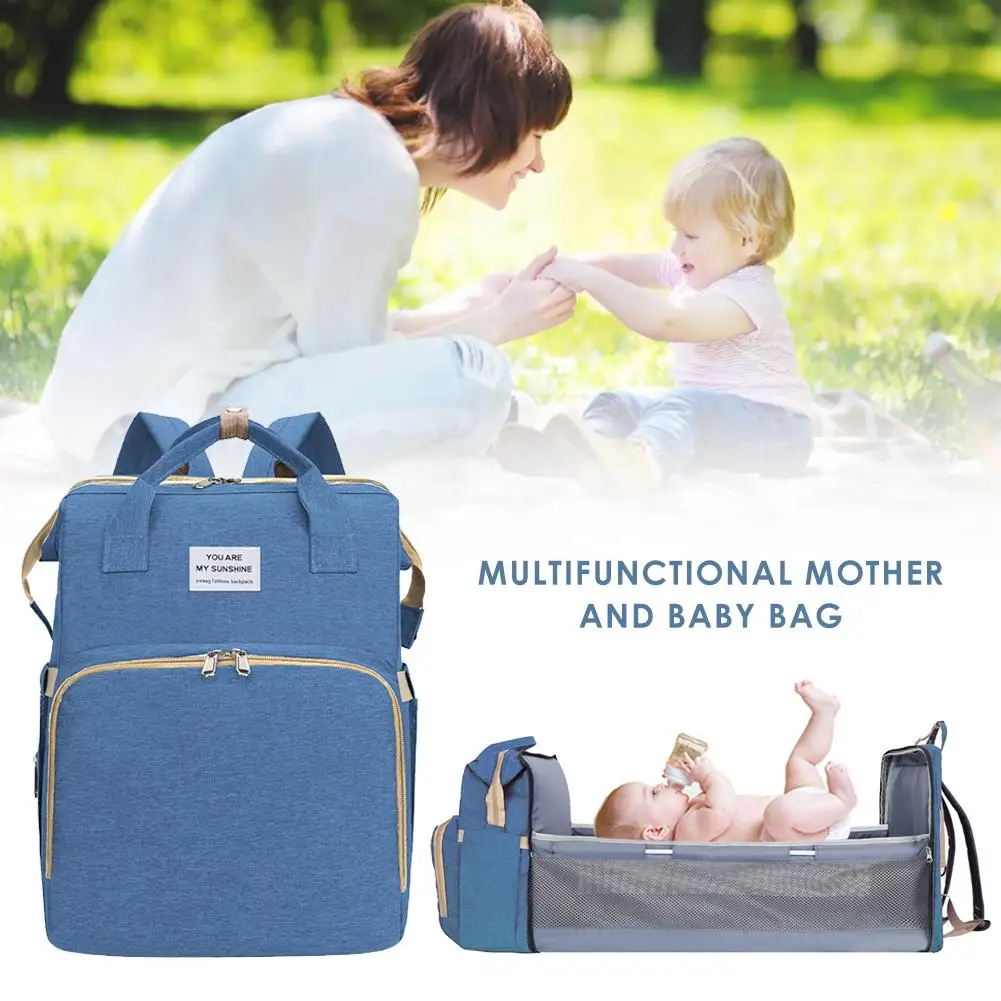 baby bag with changing table