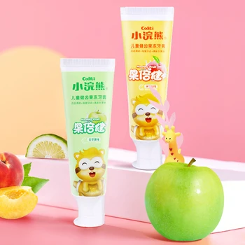 

2 Pack Kids Toothpastes Total Oral Care apple Flavor Natural Toothpastes Fluoride-Free