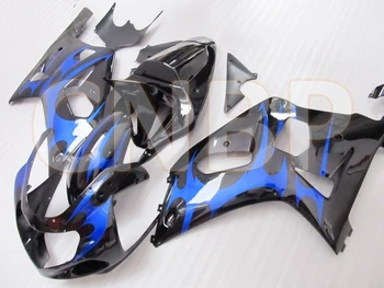 

GSXR750 2000 - 2003 K1 K2 Abs Fairing GSXR600 02 03 Blue Black Body Kits GSX-R600 2002 Body Kits